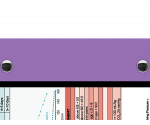 WhiteCoat Clipboard® Trifold - Lilac Critical Care Edition